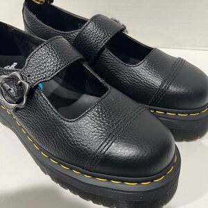 DR MARTENS Addina Flower Buckle Platform Mary Jane Size W10